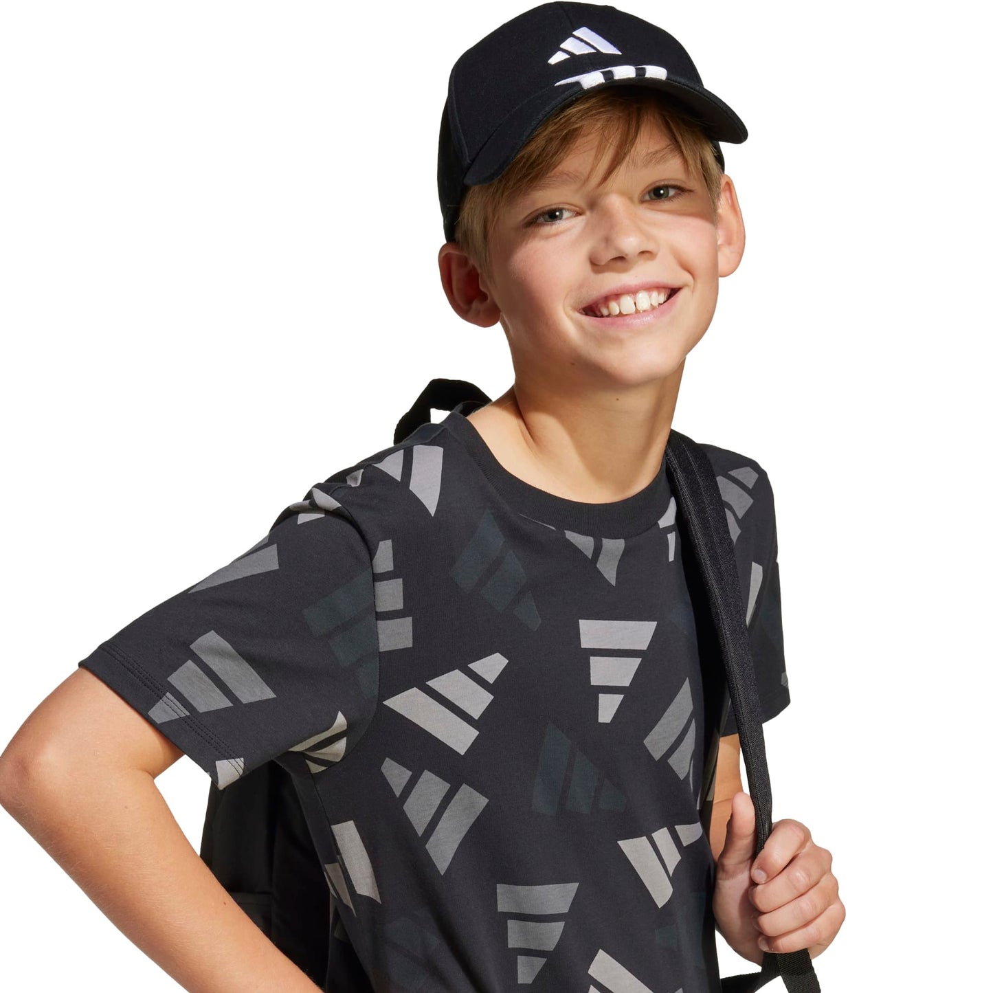 Gorra Baseball New Logo 3 Bandas Black